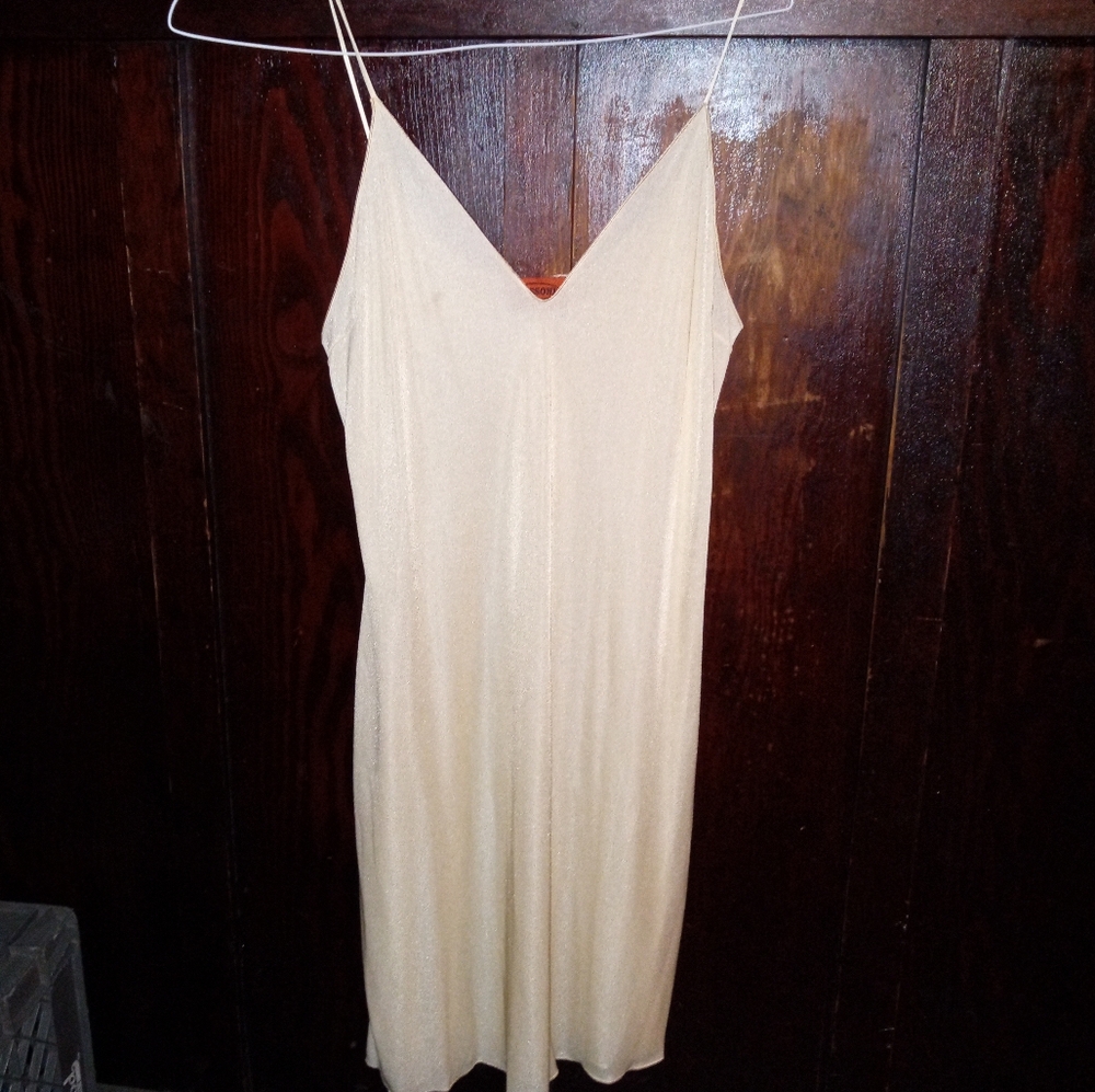 Cream Missoni Slip Dress
